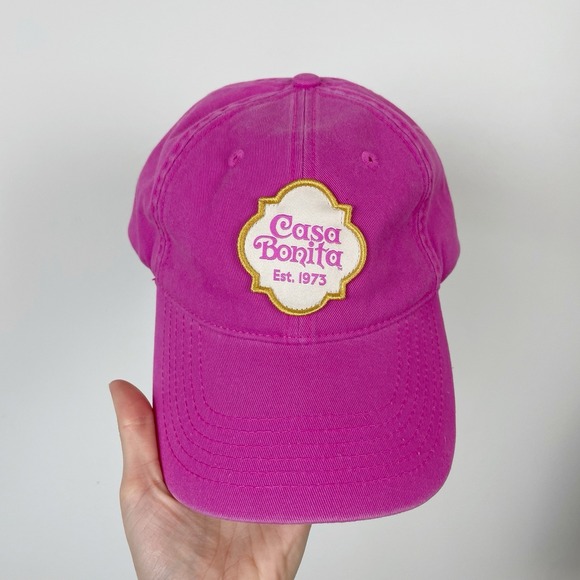 Snapback Accessories - Casa Bonita Officially Licensed Pink Embroidered Hat SnapBack Baseball Cap